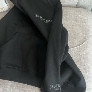 Fear of God Essentials Black Hoodie